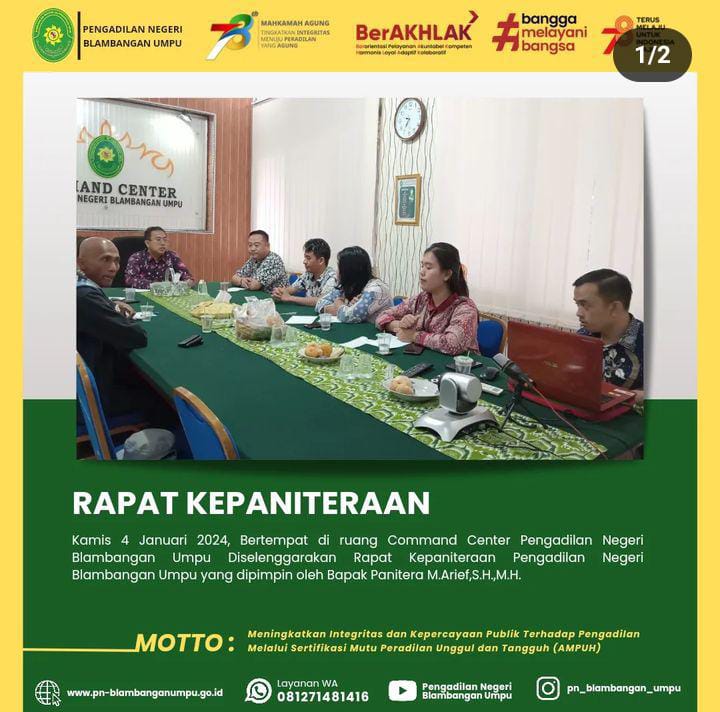 RAPAT PANITERA